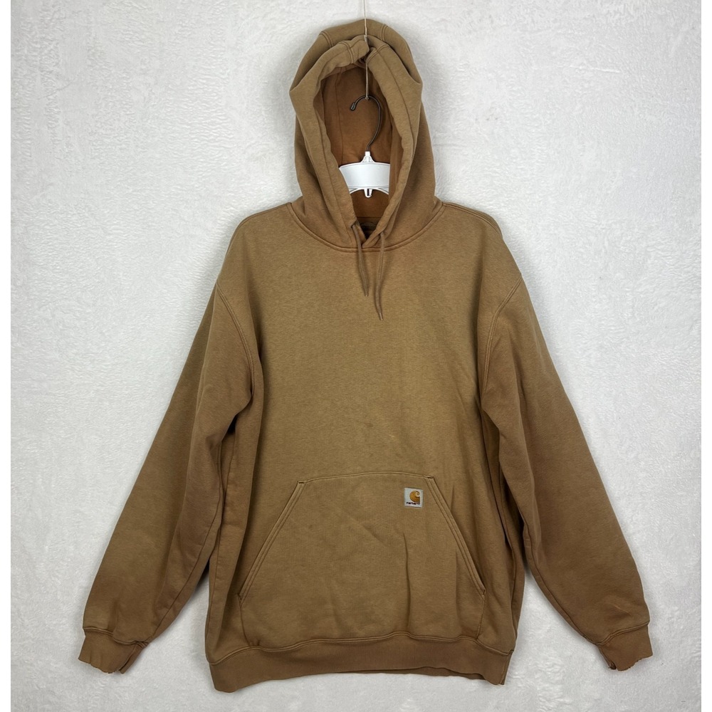 Carhartt Pullover Hoodie Mens XL Tall Brown Sweatshirt Baggy Y2K Relaxed